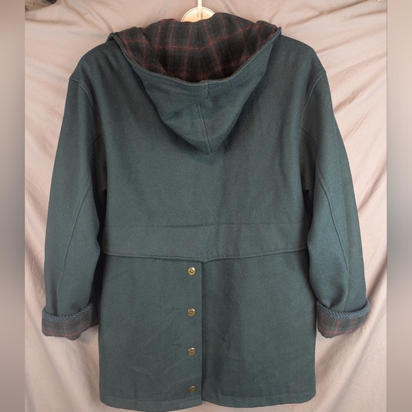 Herman Kay Size 14 70% Wool Pea Coat Vintage - Picture 2 of 16